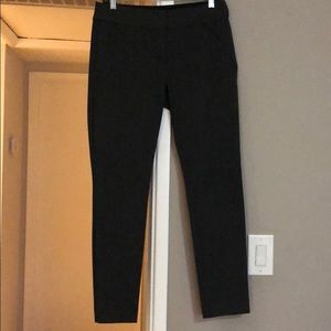 Tweed black trousers